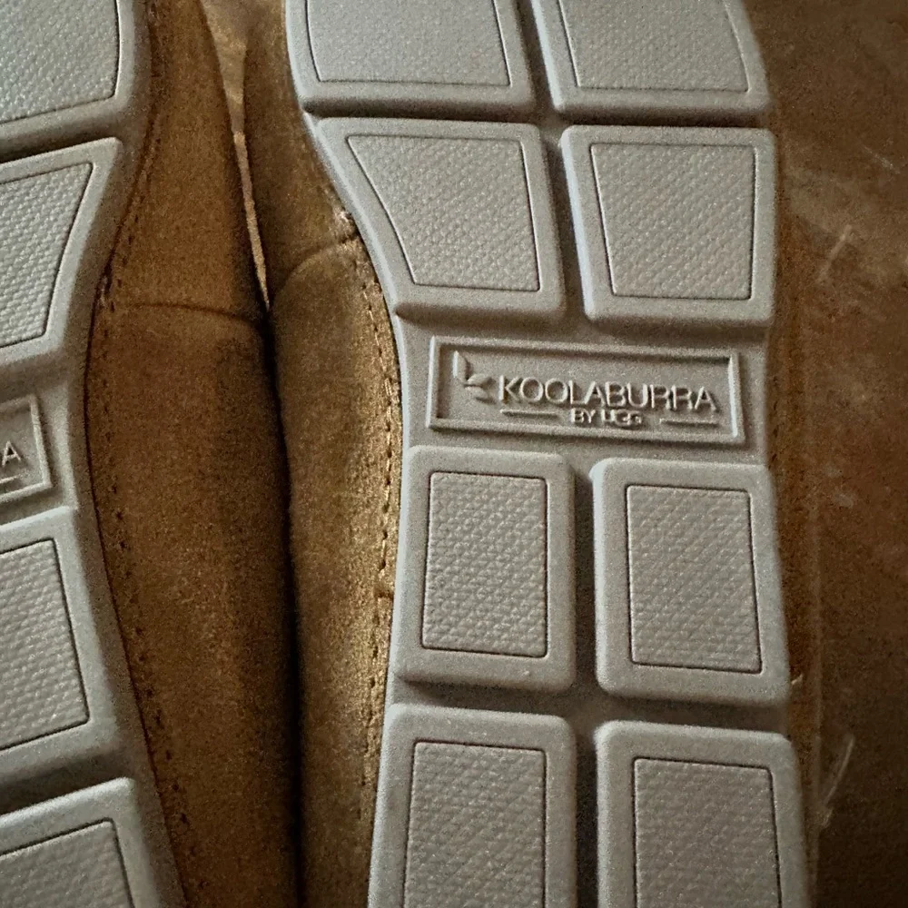 Kookaburra‎ by UGG Tipton tan suede Sherpa lined slippers men’s size 8 NWOB